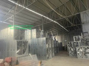 Kho hàng quạt thông gió công nghiệp